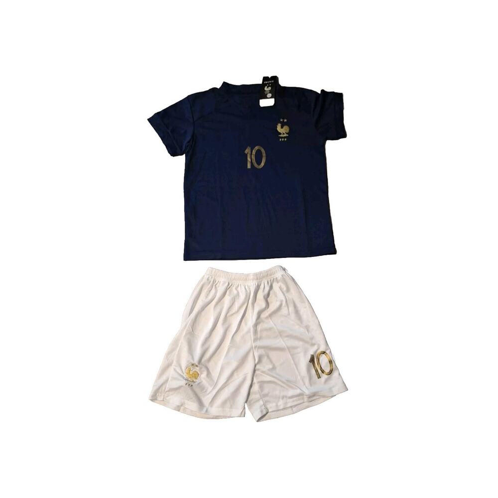 Francia Soccer set 2 pc short and jersey #10 Size 28 (39)